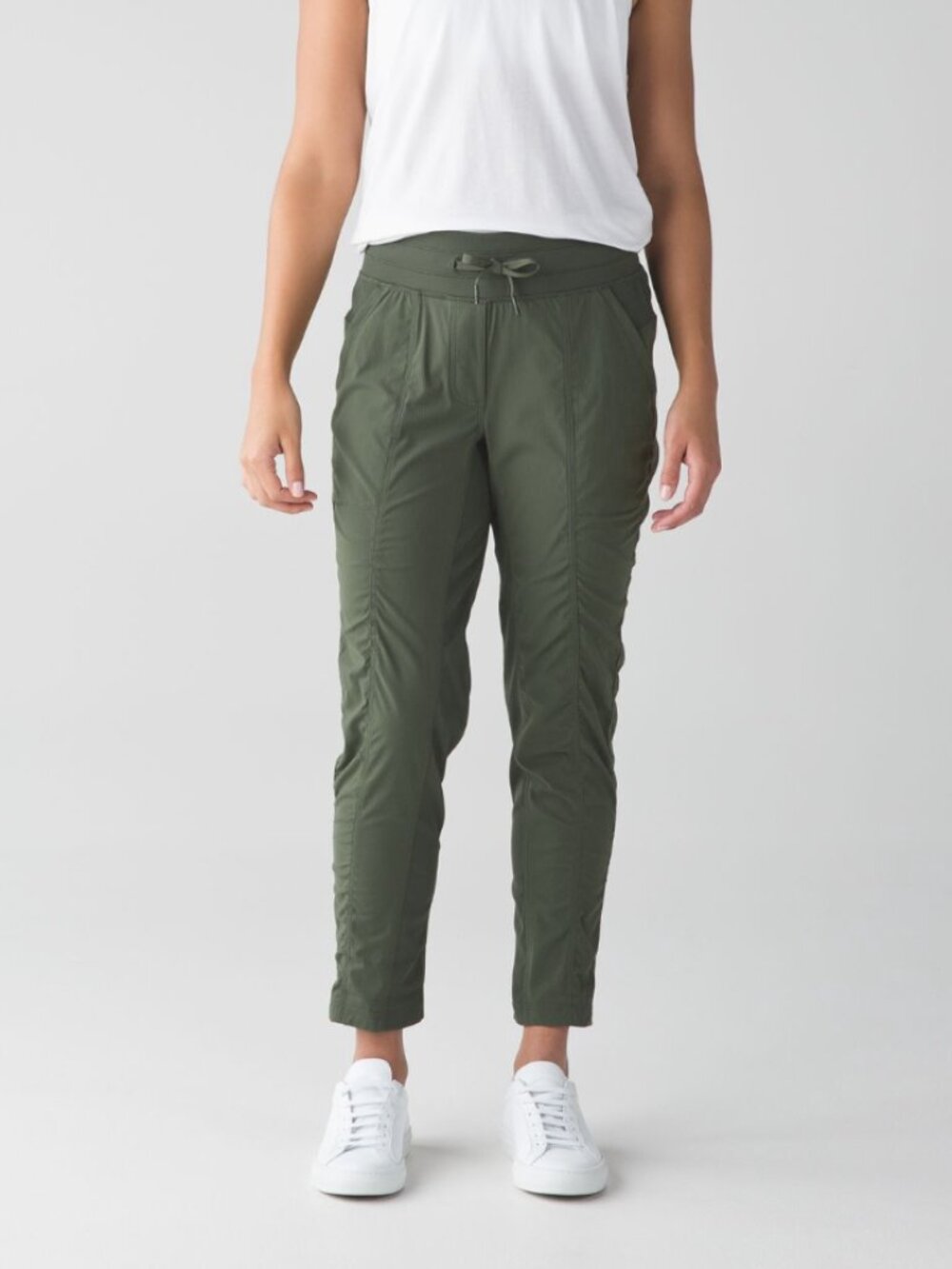 Lululemon Street To Studio Pant II *Unlined 28" Size 10 FATIGUE GREEN